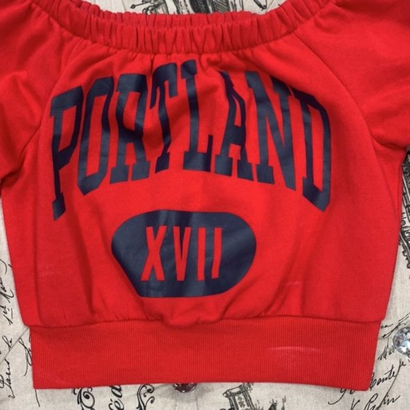 Garage Red Crop Top XS - Picture 3 of 3